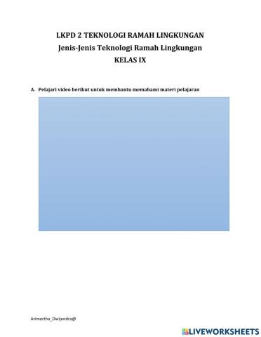 Jenis Jenis Teknologi Ramah Lingkungan