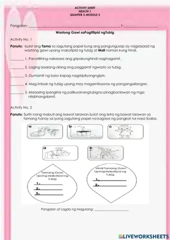 Wastong Gawi saPagtitipid ngTubig