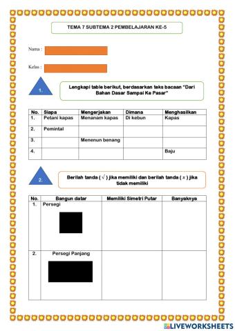 Tema 7 Subtema 2 Pembelajaran ke-5