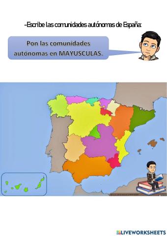 Comunidades autónomas de ESPAÑA