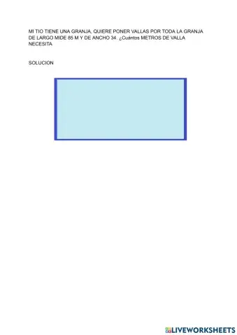 Problema area perimetro