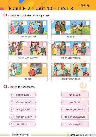 FF 2 - Unit 10 - TEST 3 - Reading