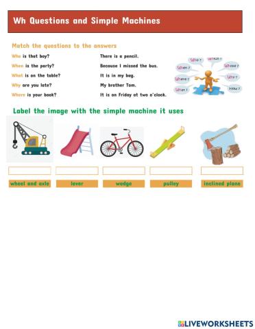 Wh Questions and Simple Machines