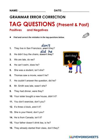 Tag questions