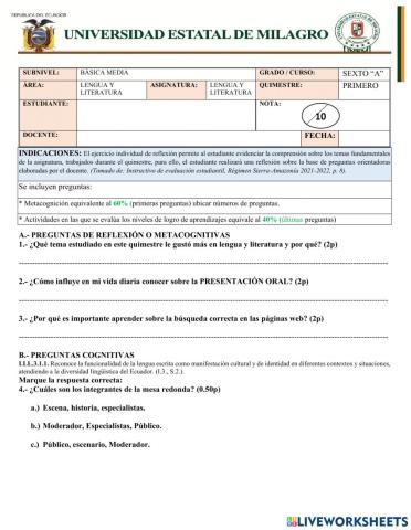 Instrumento de Evaluación UNEMI