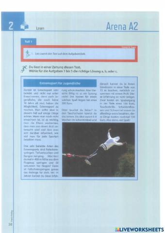 Leseverstehen.Test2