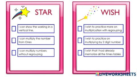 Star and wish for multiply 4 digit