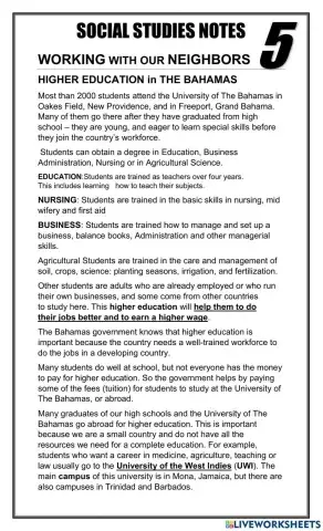 Working with Our Neighbors