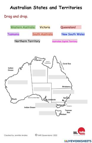 Australian States and Territories