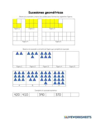 Sucesiones geométricas