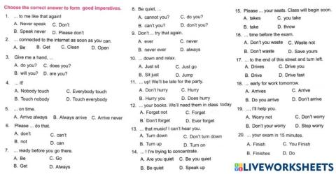 Sm sd4 english imperative 1