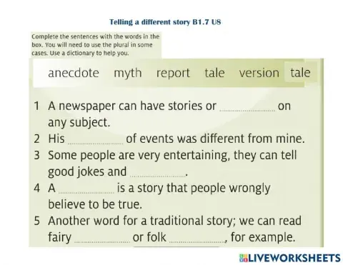 Types of story