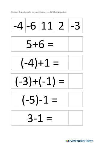 Adding & Subtracting Integers