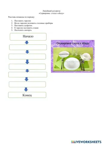 Линейный алгоритм