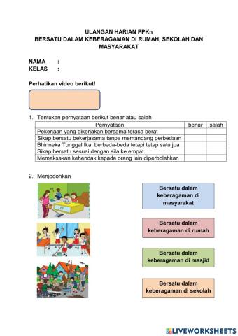 Bersatu dalam keberagaman