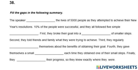 IELTS Listening Practice Exercise 38