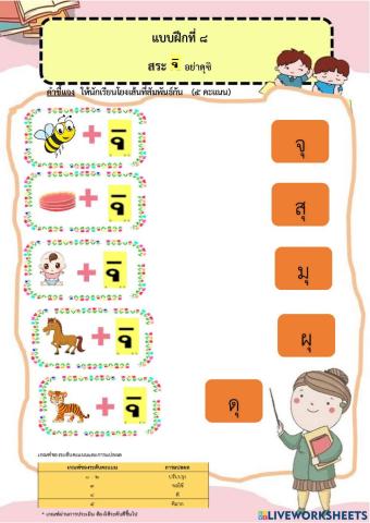 แบบฝึก 1.8.2