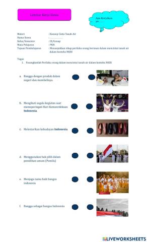 Lembar Kerja Siswa PKN 9