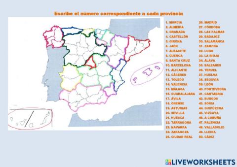 Provincias españolas
