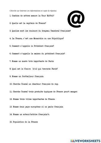 Test cultura internet