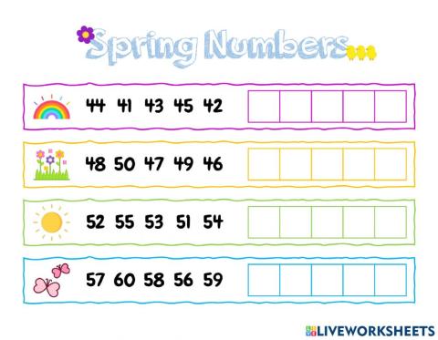 Spring Numbers