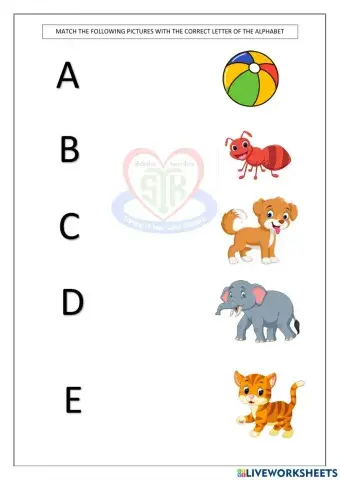 Alphabets phonic match