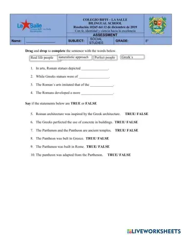 Ancient Greece and Rome Comparison