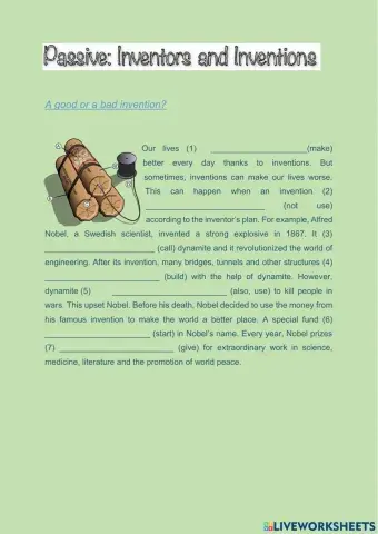Passive voice exercise