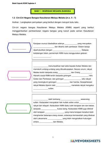 Sejarah Tingkatan 4 Topik 1.2