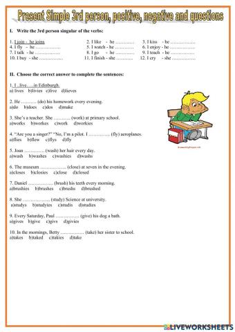Simple Present Verbs