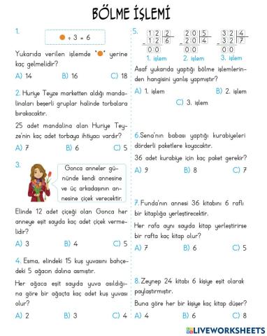 Bölme İşlemi-Test