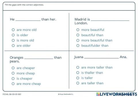 Superlativo en ingles