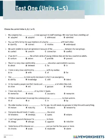 Vocabulary for ielts