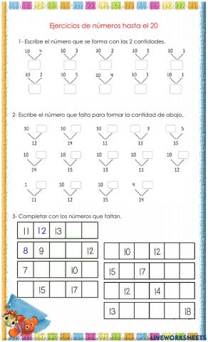 Números hasta el 20