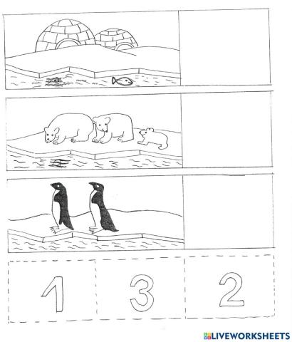 Unir el número con la cantidad