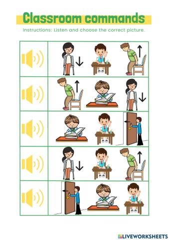 Classroom commands