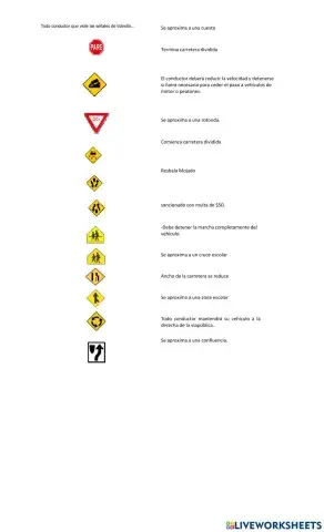 Señales de Tránsito