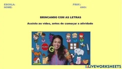 Atividade de letramento