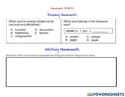 Homework 3-28-22