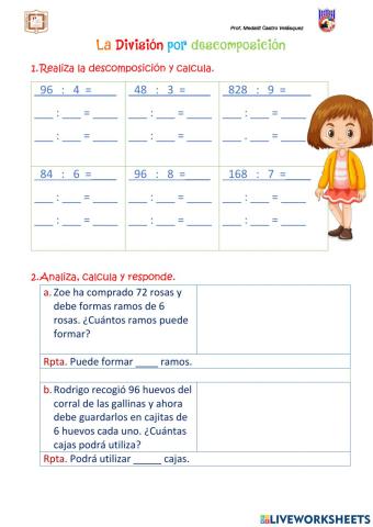 División por descomposición