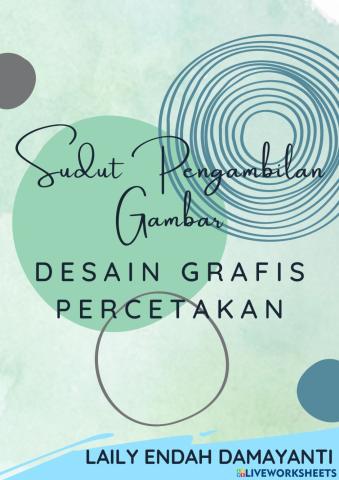 Sudut Pengambilan Gambar