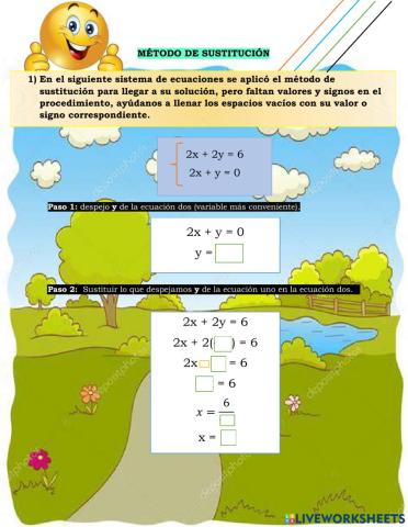 Sistema de ecuaciones 2x2