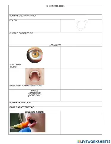 Mi monstruo, mi creación