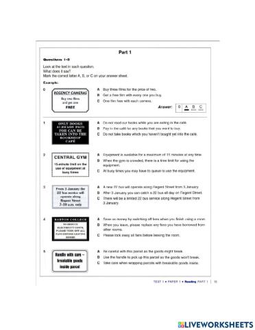 Pet reading part 1.1