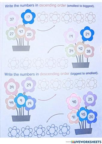 Ordering of Numbers