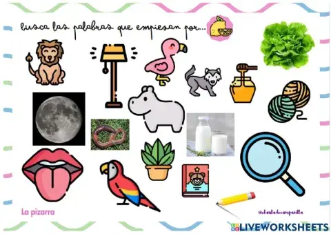 Comienzan con fonema -L-