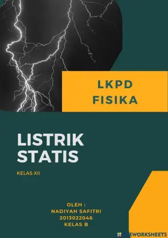 LKPD Listrik Statis Kelas XII