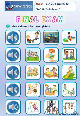 Kids 04 final test