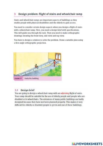 Isometric design for ramp and wheelchair