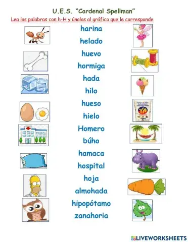 Palabras con h-H